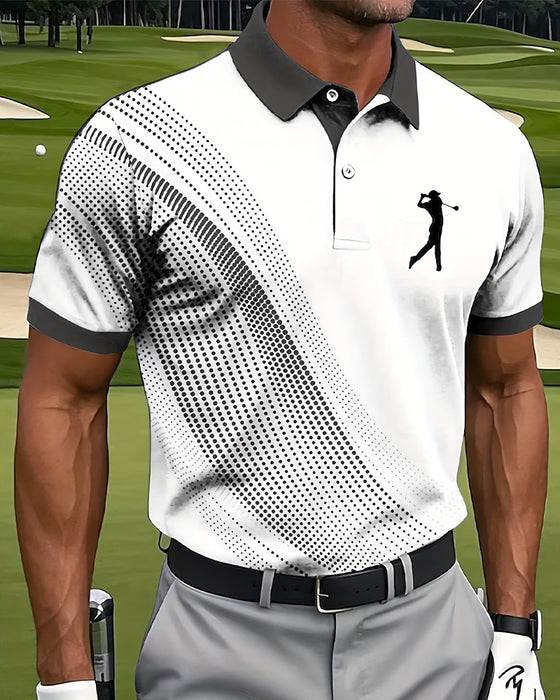 Men's Casual Lapel T-Shirt