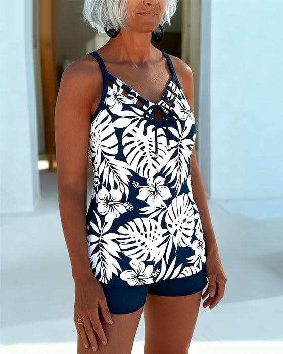 Botanical Floral Print Bikini