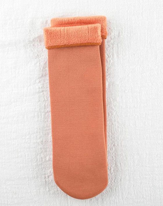 Winter soft plush floor socks