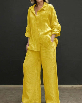 Long Sleeve Shirt Elastic Long Set
