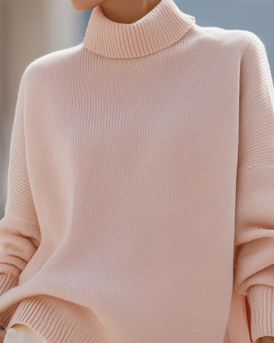 Turtleneck Fashion Long Sleeve Jumper