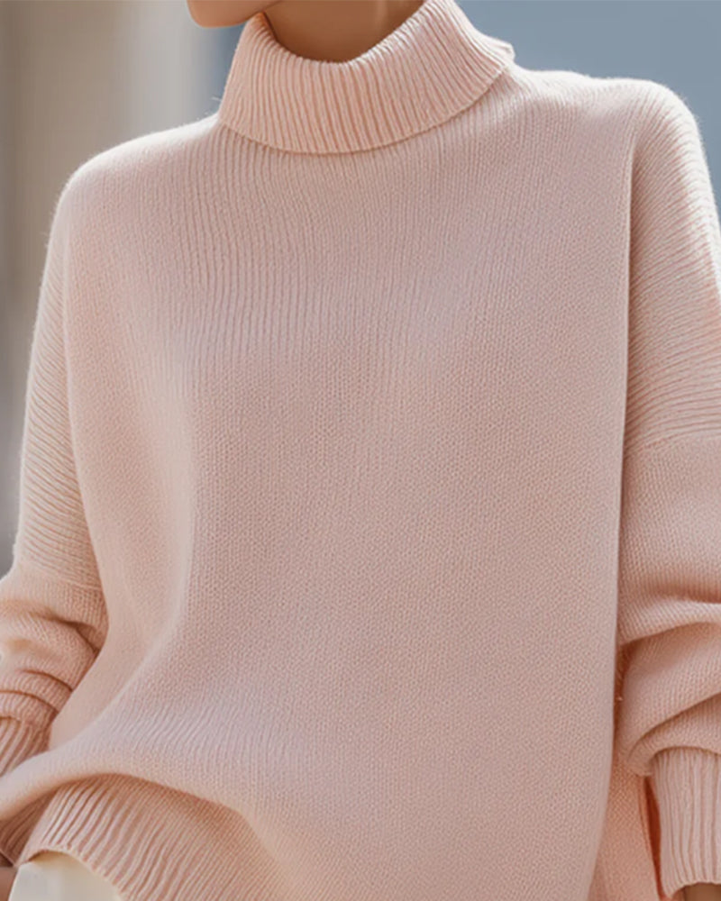 Turtleneck Fashion Long Sleeve Jumper