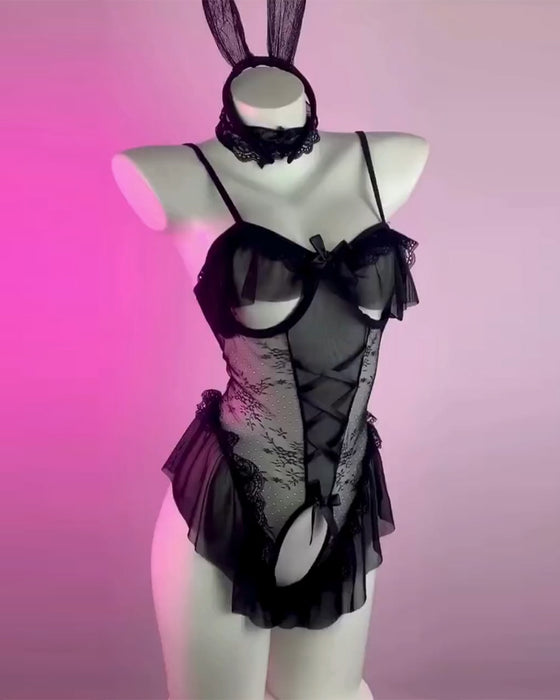 Easy-Access Sensual Lingerie Set