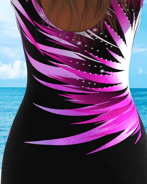 Gradient Shorts One Piece