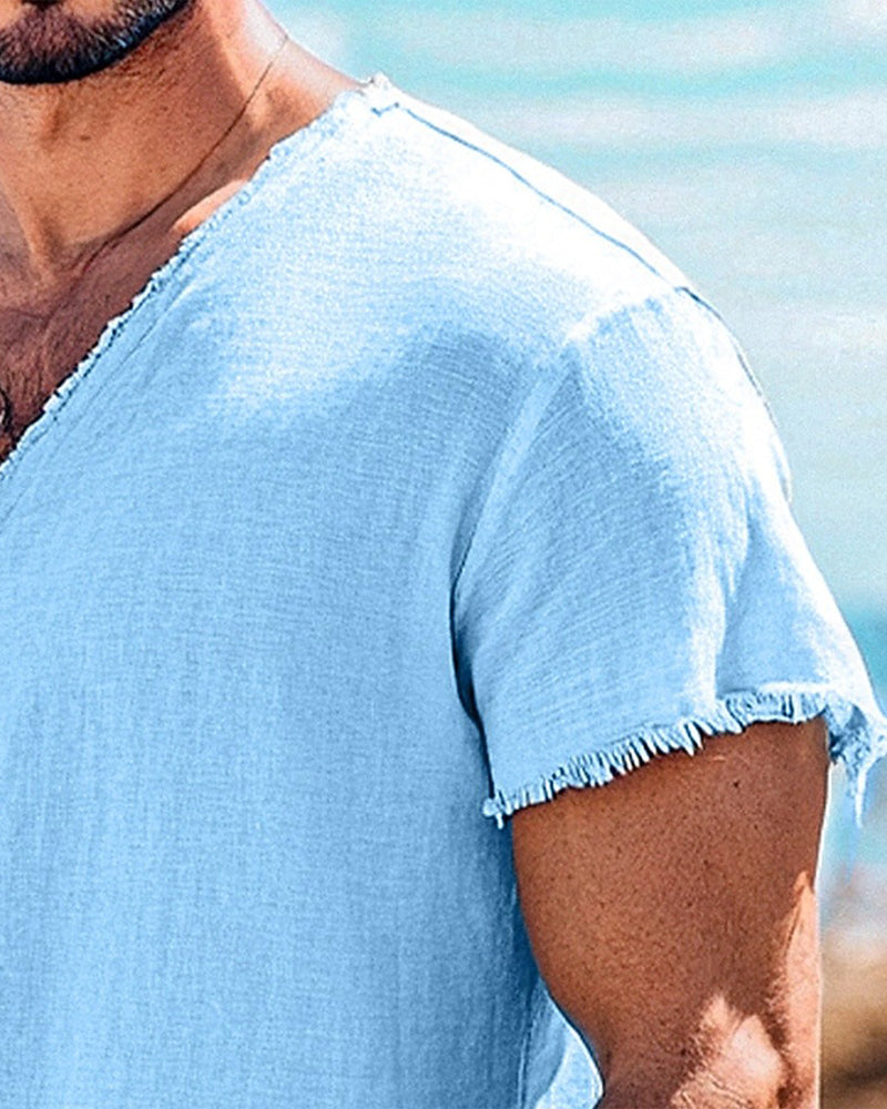 Men's Solid Short Sleeve T-Shirt