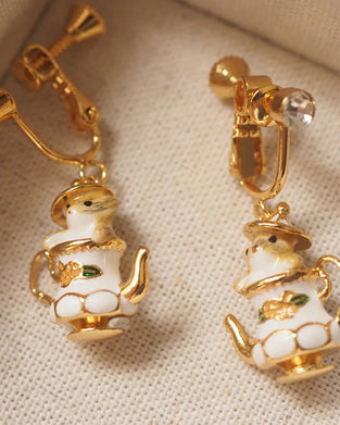 Mouse in my teapot jewelry set