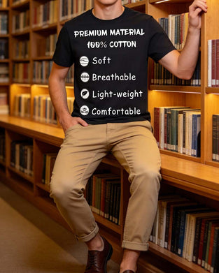 Men's Letter Print Short Sleeve T-Shirt