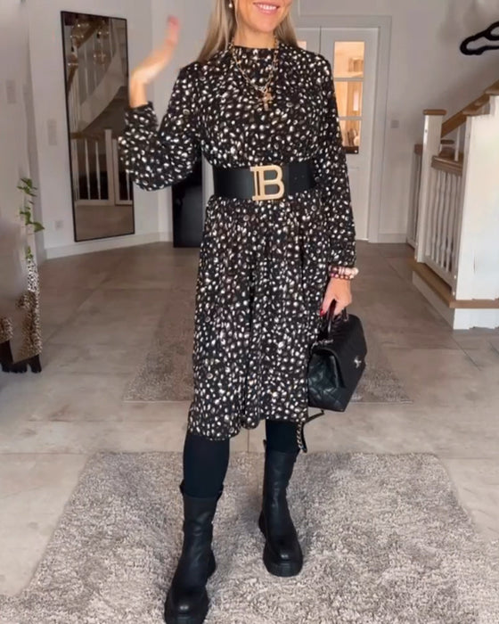 Vintage printed dress