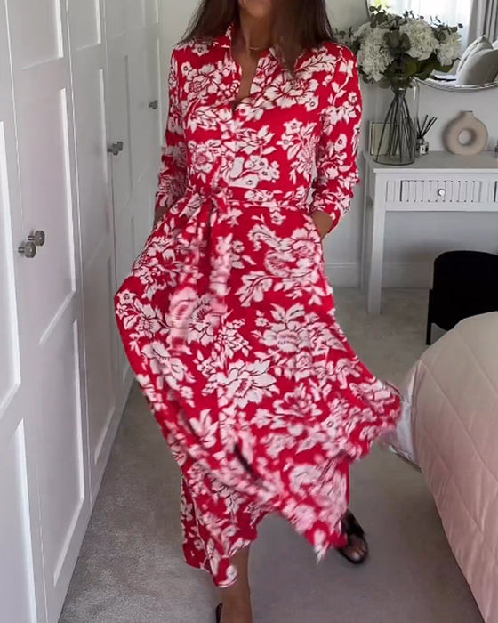 Floral Print Maxi Dress