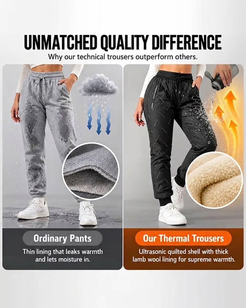 Fleece-Lined Outdoor Thermal Pants