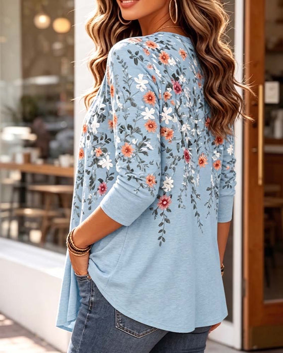 Casual Long Sleeve Blouse