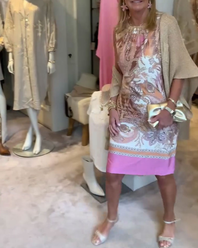 Pink Sleeveless Dress