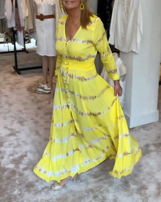 Women's elegant commuter long dress