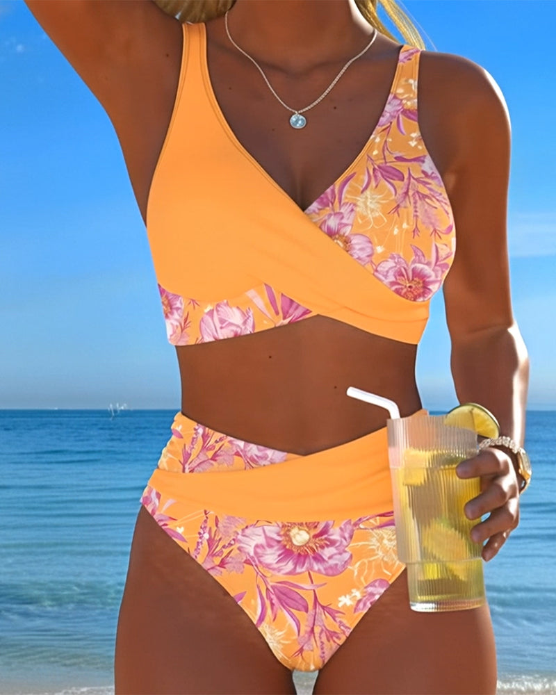 Floral Print Sexy Bikini