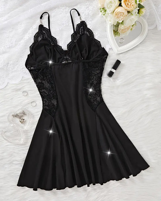 Sexy Suspender Nightdress