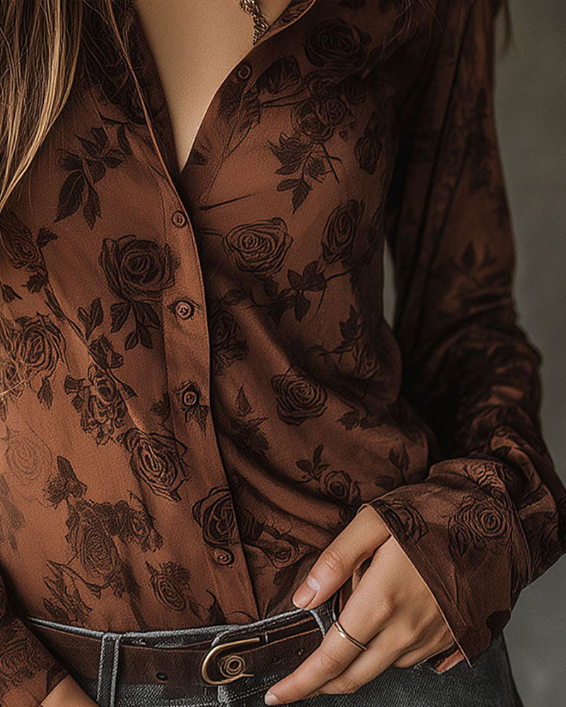 Retro Floral Shirt