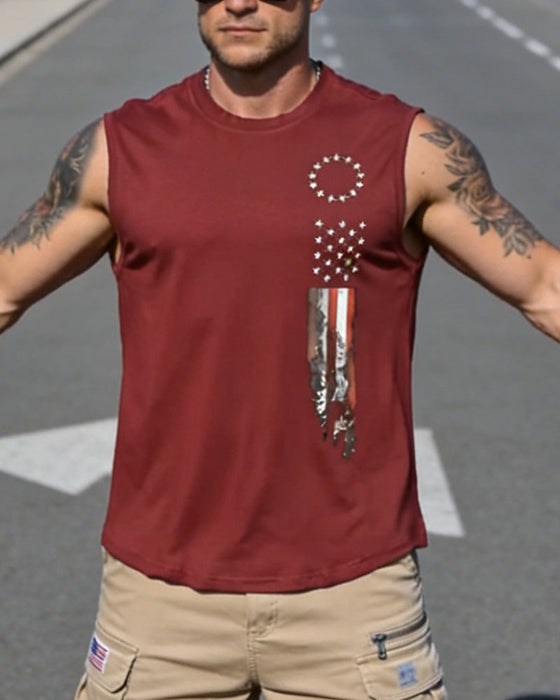 Fashion Print Sleeveless Tank Top