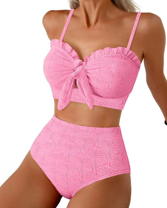 Special Fabric Strappy Bikini