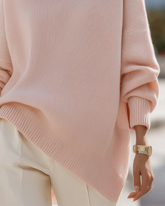 Turtleneck Fashion Long Sleeve Jumper