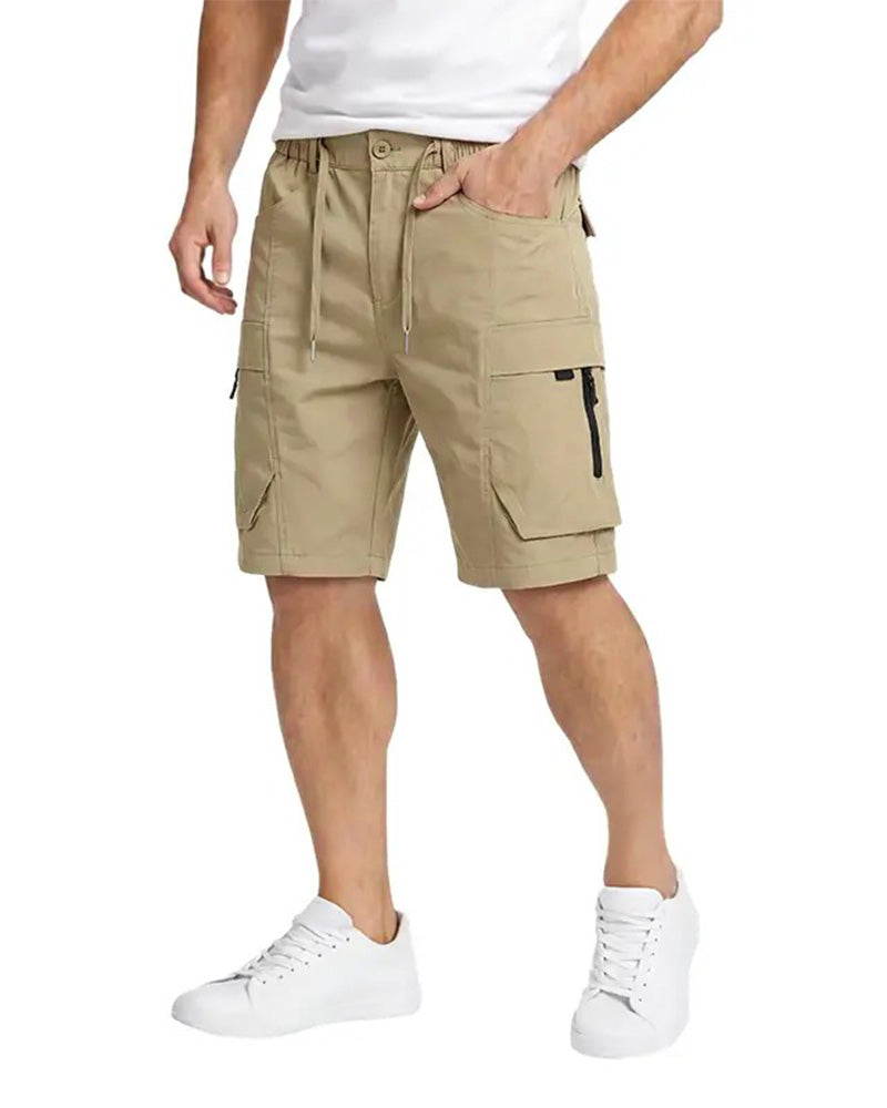 Loose Multi-Pocket Cargo Shorts