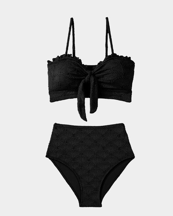 Special Fabric Strappy Bikini