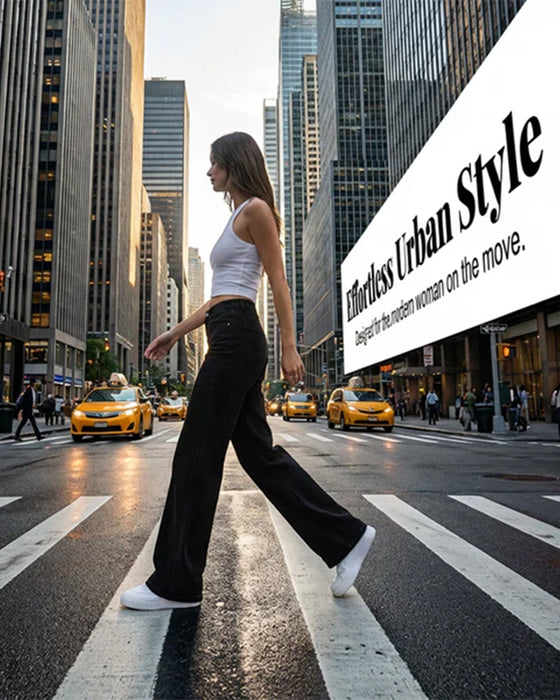 Loose Straight Leg Jeans