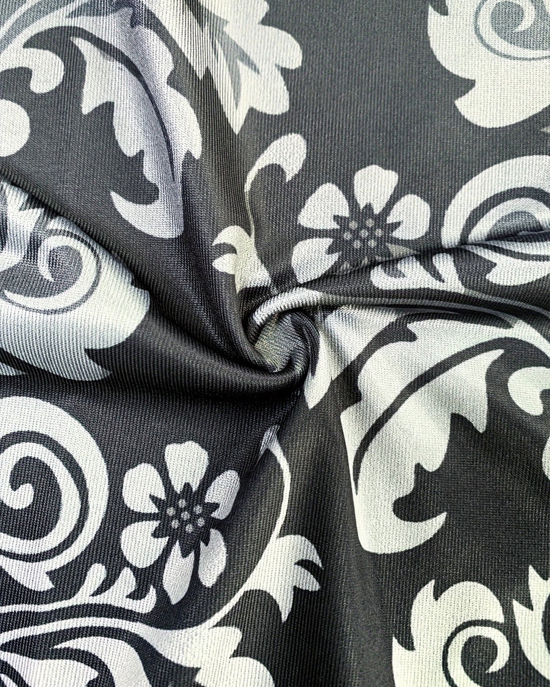 Crisscross Lace Up Sleeveless Printed Tank Top