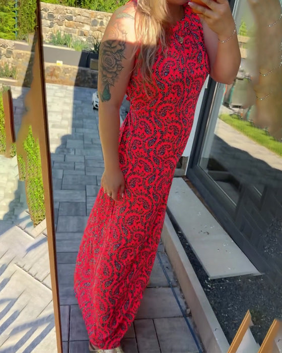 Halter Sleeveless Fitted Dress