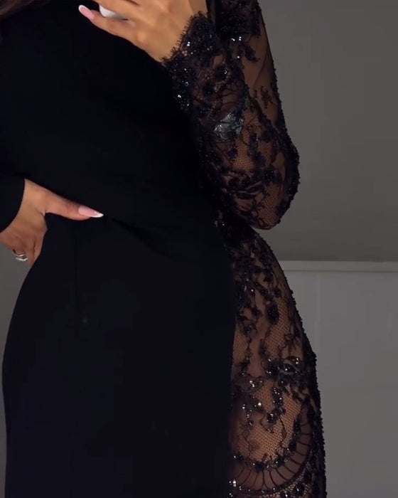 Patchwork Fashion Bodycon Dress