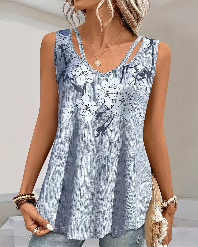 Fashion Casual Print Tank Top