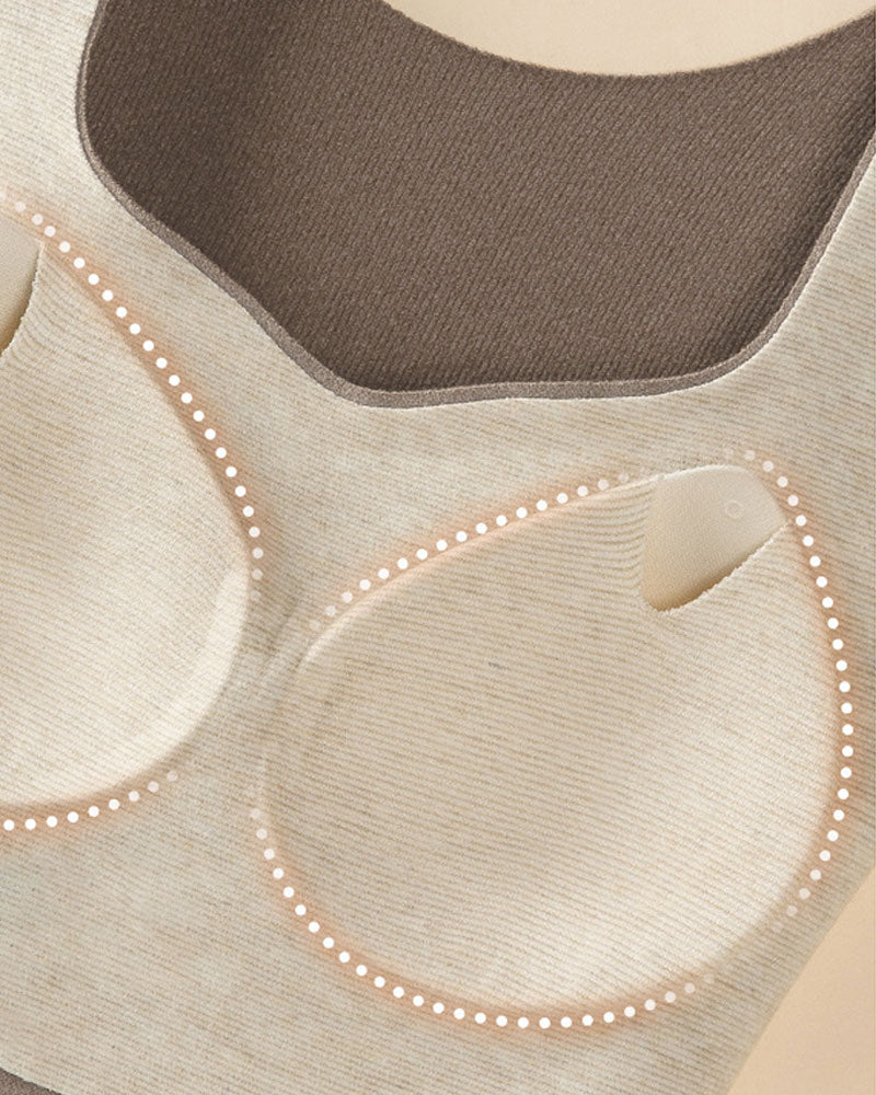 Seamless Thermal Built-In Bra Tank Top