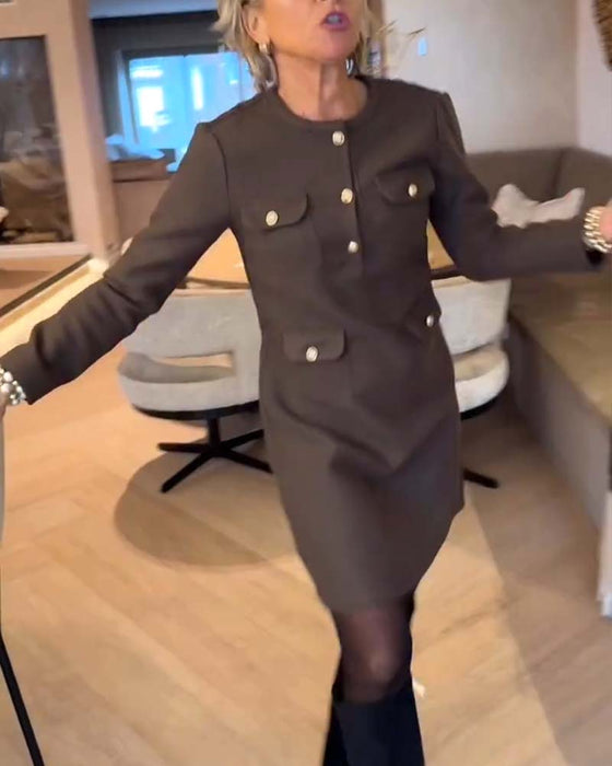 Elegant And Slim Chanel Style Dress