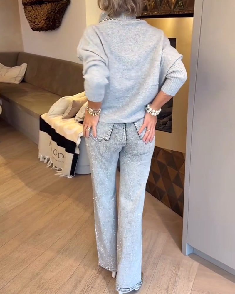 Fashionable Turtleneck Versatile Jumper