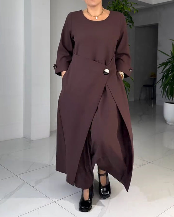 A-Line Fashionable Design Dress