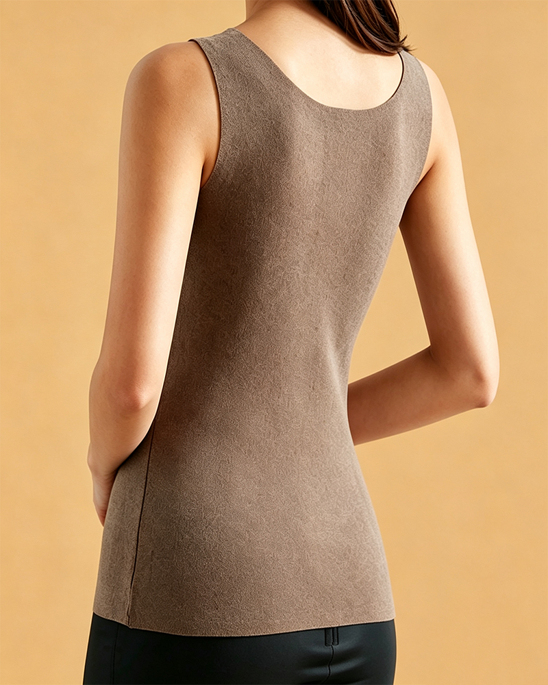 One-Piece Padded Warm Tank Top