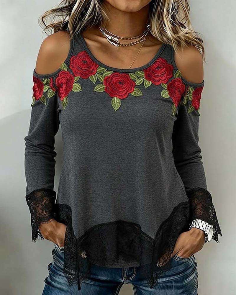 Floral Off-Shoulder Printed Top