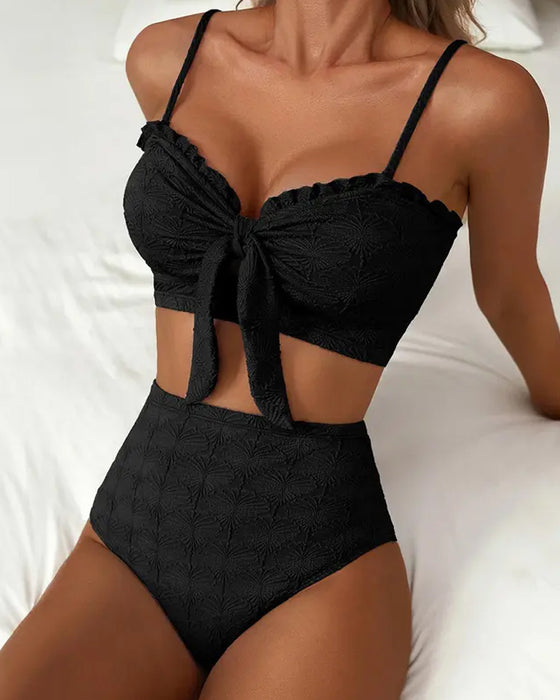 Special Fabric Strappy Bikini
