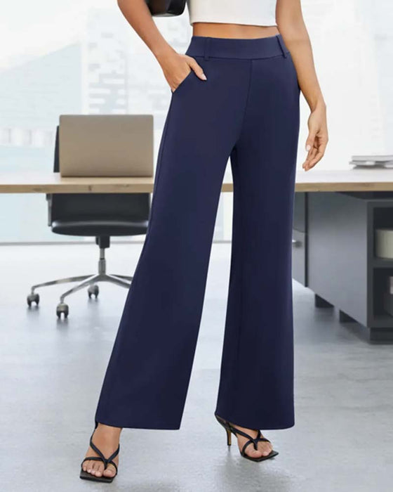 Draped Fit Suit Pants