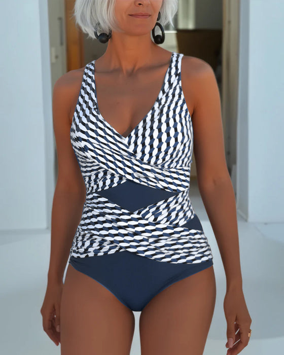 Cross-Over Resort Casual Swimsuit
