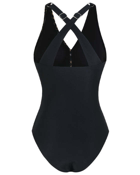 Vacation Leopard Print One Piece