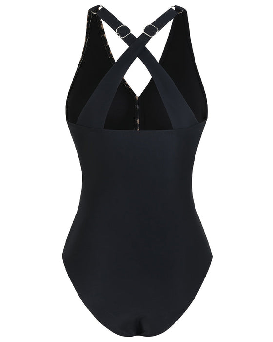 Vacation Leopard Print One Piece