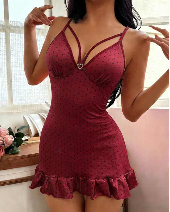 Sexy Spaghetti Straps Sleep Dress