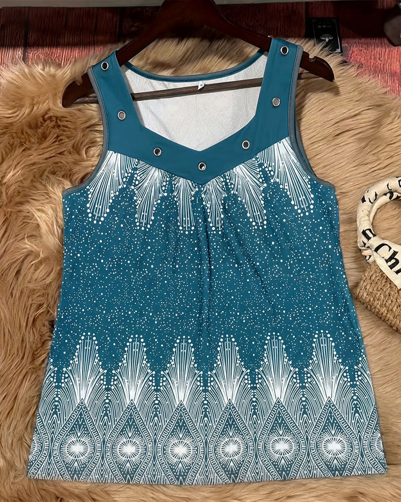 Casual Fashion Versatile Tank Top