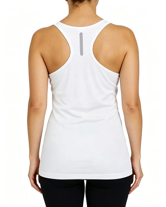 Solid Color Sleeveless U-Neck Cross-Back Tank Top