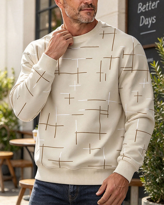Men's Casual Line Sweatshirt