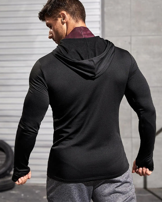 Men's Hooded Drawstring Coats