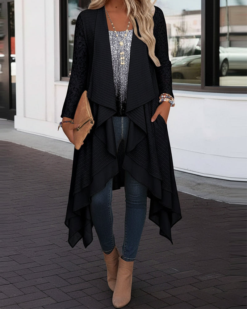 Two-in-One Printed Asymmetric Top