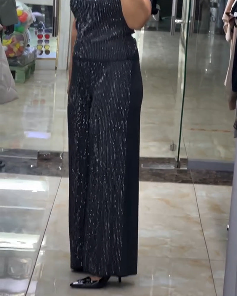 Fashionable Casual Straight Pants