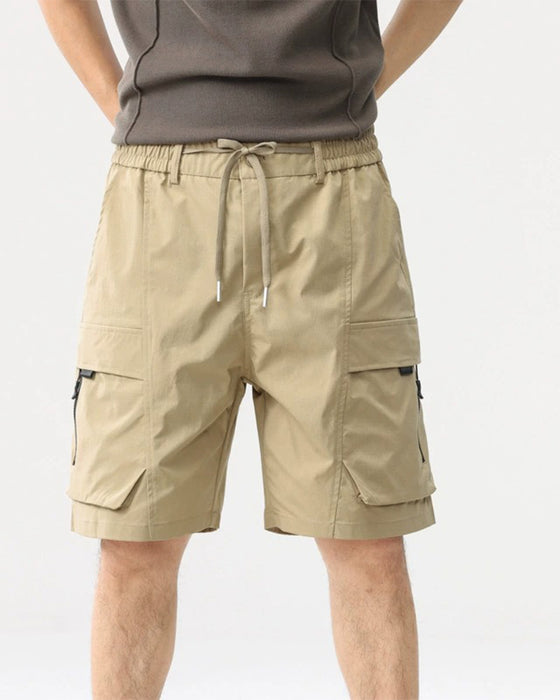 Loose Multi-Pocket Cargo Shorts