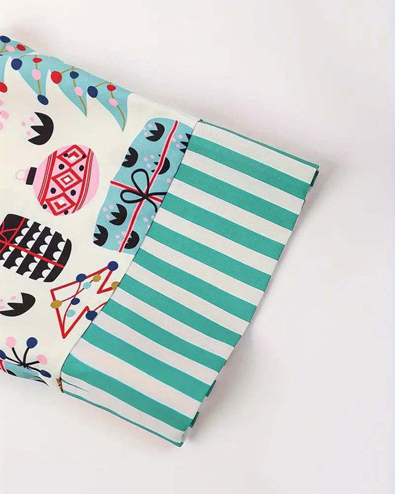 Printed casual home two-piece set